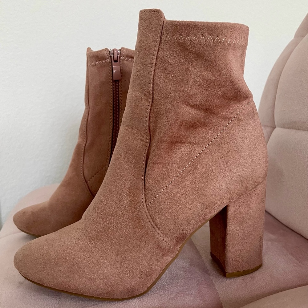 Top Moda Pink Booties